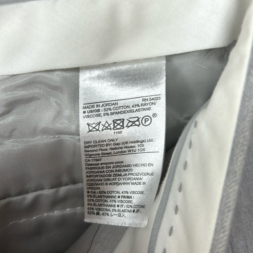 Banana Republic Sloan pants straight wide leg women’s size 12 stretch corpcore - Picture 6 of 10